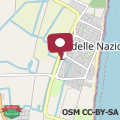 Map Residence Mediterraneo 2 Lido delle Nazioni