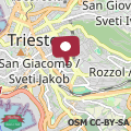 Mapa Residence Miramare Trieste