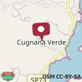 Map Residence with panoramic view in Cugnana Verde