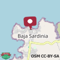 Map Residenza degli Oleandri Baja Sardinia