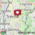 Map Residenza Via Grazioli Trento