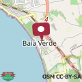Map Residenza Villa Azzurra baia verde