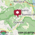 Map Rifugio dell'artista a Cerri