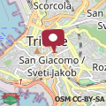 Map Rifugio Joyce, comfort a Trieste con parcheggio