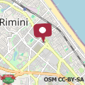 Map Rimini Two Rooms Apartment- Il Lupo Affitta