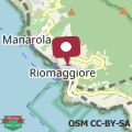 Map Rio Centro cozy apt in the center of Riomaggiore