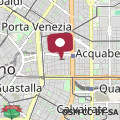 Map Risorgimento modern and central studio in Milan