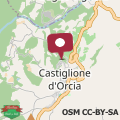 Map Rocca d'Orcia - Loft San Sebastiano