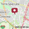 Map Roma Cinecittà