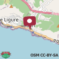 Map Romantic Apartment in Sori - 10 Meters from the Sea