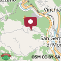 Map Romantic farmhouse villa Pallina to sleep 5 guests