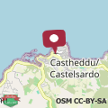 Map Romantic private pool room Relax in Castelsardo