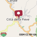 Map Rooftop View Città della Pieve
