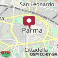 Mapa B&B Rosa di Parma