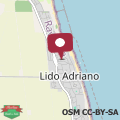 Map Rosa lido adriano centro citta