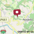 Mappa ROSTAGNI 1834 apt in villa with pool in the Barolo region