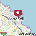 Mapa ROUTE 64 MONOPOLI - EAST - Historic Center