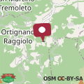 Map Rustic Holiday Home in Ortignano with Swimming Pool