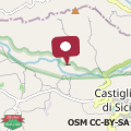 Map Villa Jelú with pool in Castiglione di Sicilia