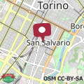 Mappa Saluzzo 56 Apartment - s salvario - Torino centro - Metro Marconi