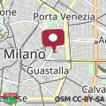 Mapa San Babila prestigiosa suite