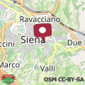 Map San Giorgio home,cozy apartment Siena city center