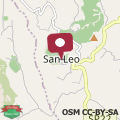 Map San Leo Albergo Diffuso