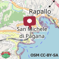 Map San Michele di Pagana with parking