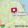 Map San Teodoro Apartments