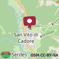 Mapa San vito di Cadore centro - Cortina D'ampezzo