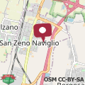 Mapa San Zeno Naviglio via A Diaz