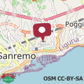 Map Sanremo Blue House, vista mare e terrazzo