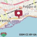 Map Sanremo casa vista mare