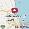 Map Sant' Antioco Modern Apartment