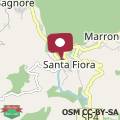 Map Santa Fiora Ospitalità Diffusa - Casina Hobbit