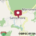 Map Santa Fiora Ospitalità Diffusa - La Casina di Anna
