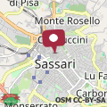 Mappa SASSARI-CENTRO Elegante Appartamento con WiFi e Netflix