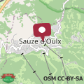 Mappa SAUZE 50 MT PISTE CLOTES