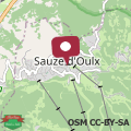 Carte Sauze d'Oulx ciabot la garitüla with garden - wifi- close to the chairlift