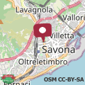 Karte Savona Centro Mare