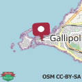 Mapa Schöne Wohnung in Gallipoli