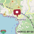 Mapa Sea apartment in the center of Levanto - 5 Terre