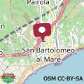 Mapa Sea Garden - San Bartolomeo al Mare