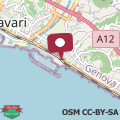 Mapa Sea view apartment for 4 people in Lavagna - Sestri Levante