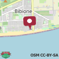 Map Seafront apartment in Bibione