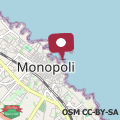 Map Seafront Apartments in Monopoli Old Town