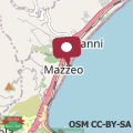 Map Seafront penthouse in Taormina