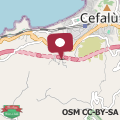 Map Seafront Villa in Cefalù with Private Jacuzzi