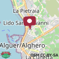 Map SeaSun Guest House Alghero