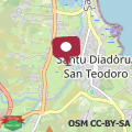 Map Seaview Villa in San Teodoro Center - Villa Marinella